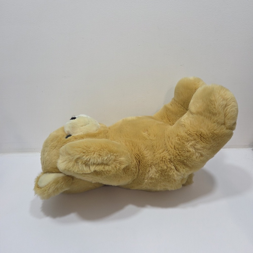 Vintage Dakin Cuddly Teddy Bear Plush Beige Tan Stuffed Animal Toy - Picture 5 of 7